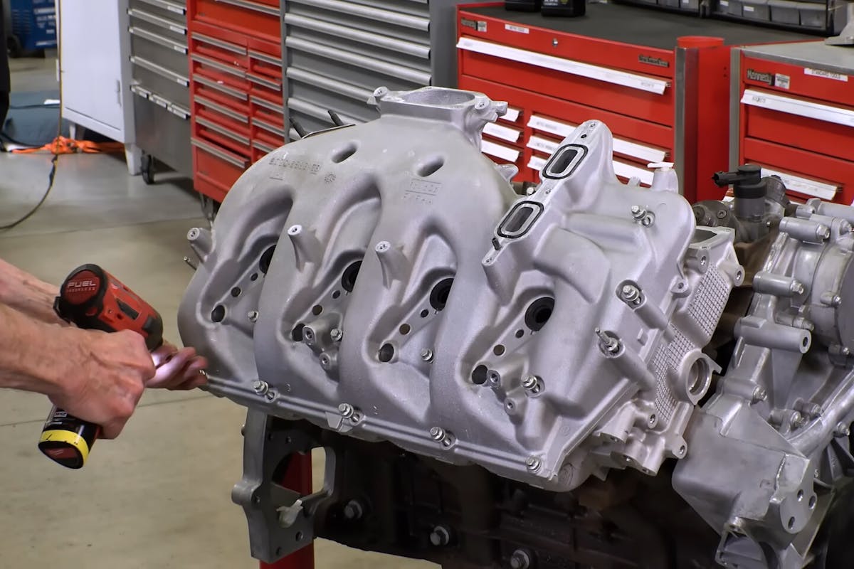 Power Stroke intake manifold valve cover