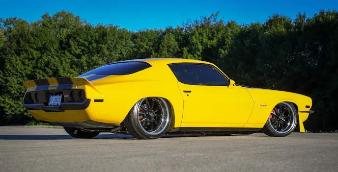 1973 Z28 Camaro on air ride