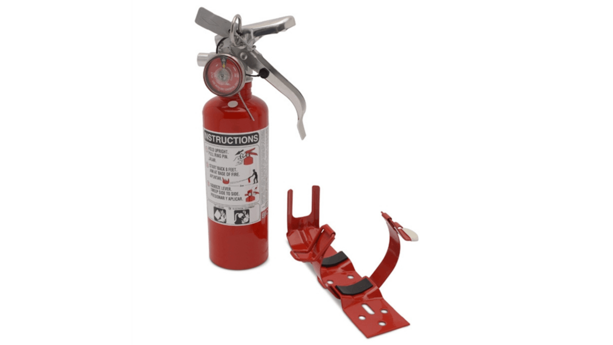 Eddie Motorsports fire extinguisher