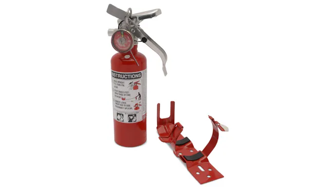 Eddie Motorsports fire extinguisher