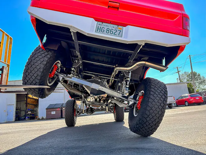 Art Morrison's new 4x4 chassis for 1968-1972 Chevy and GMC trucks