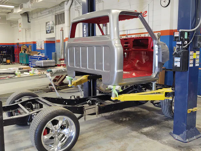 C10 truck body panel painting