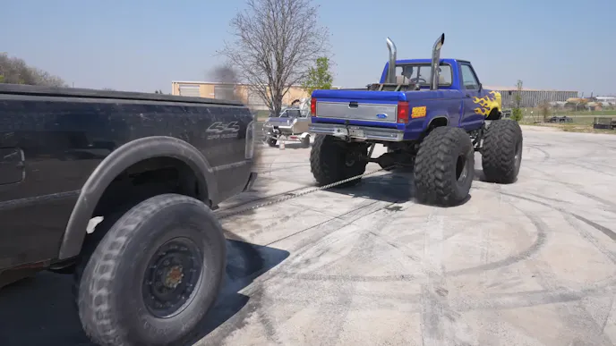Cummins-Powered Ford Ranger Tug of War