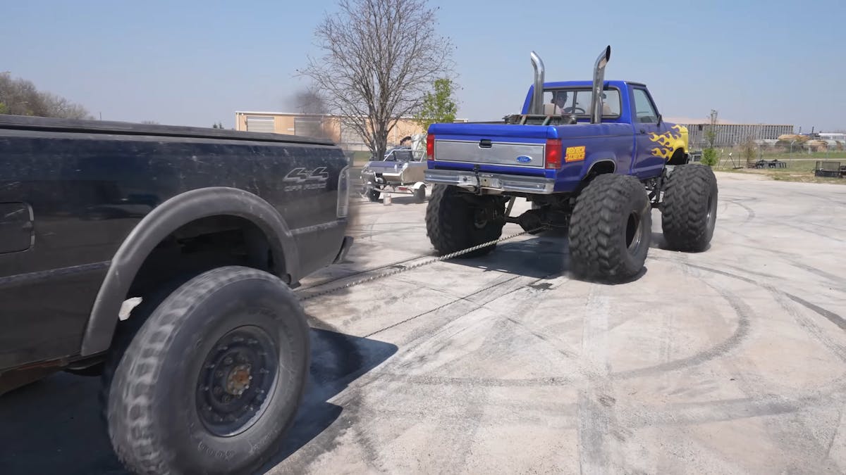 Cummins-Powered Ford Ranger Tug of War