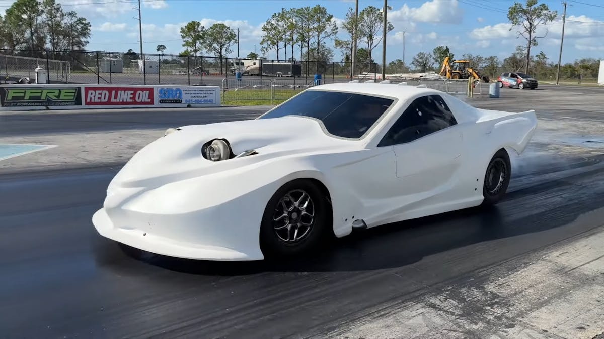 Leroy the Savage with the fiberglass body