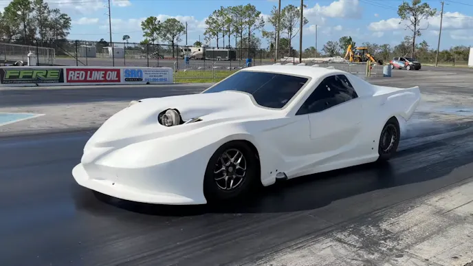 Leroy the Savage with the fiberglass body