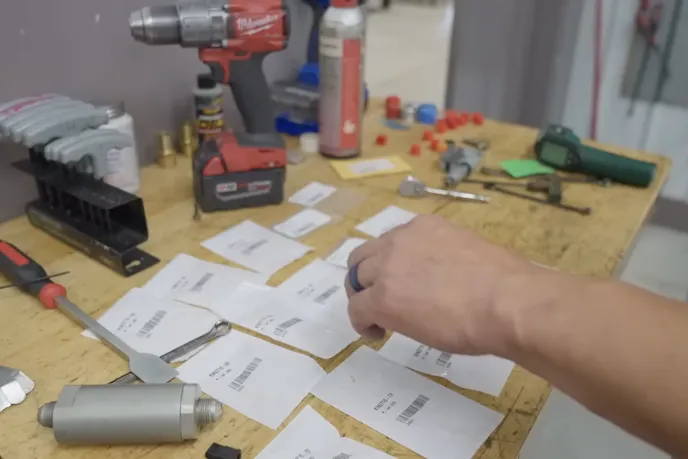 Steve adjusts his modifications in the wild small block chevy
