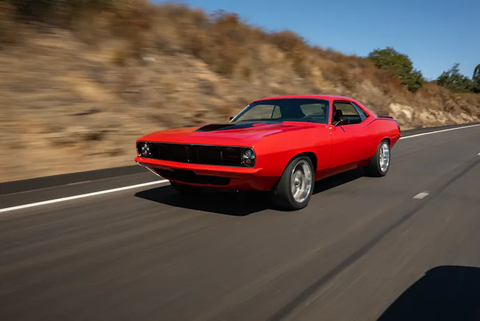 1970 Plymouth HEMI 'Cuda on a driveway