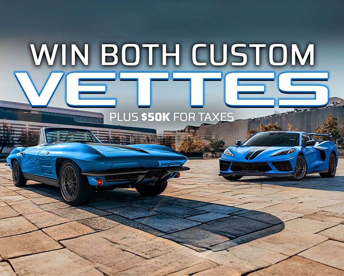 LS-swapped midyear Corvette and supercharged C8 Corvette