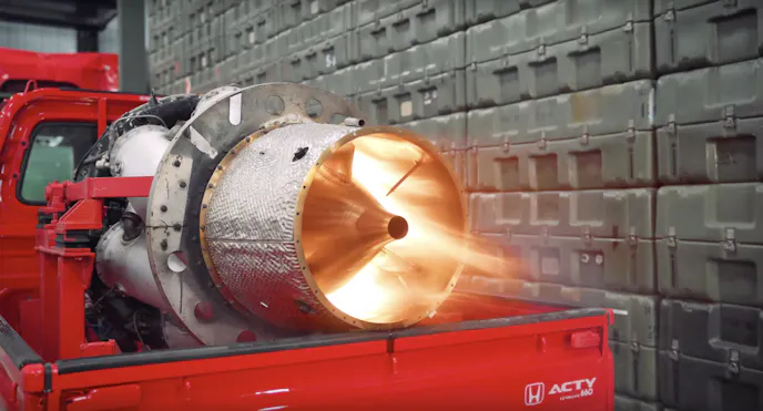 Jet Powered Mini Truck