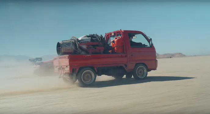 Jet Powered Mini Truck