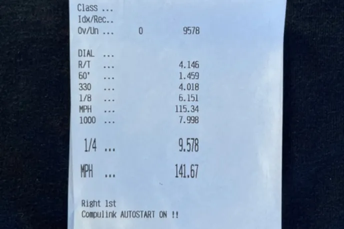 Justin's Performance Center Record