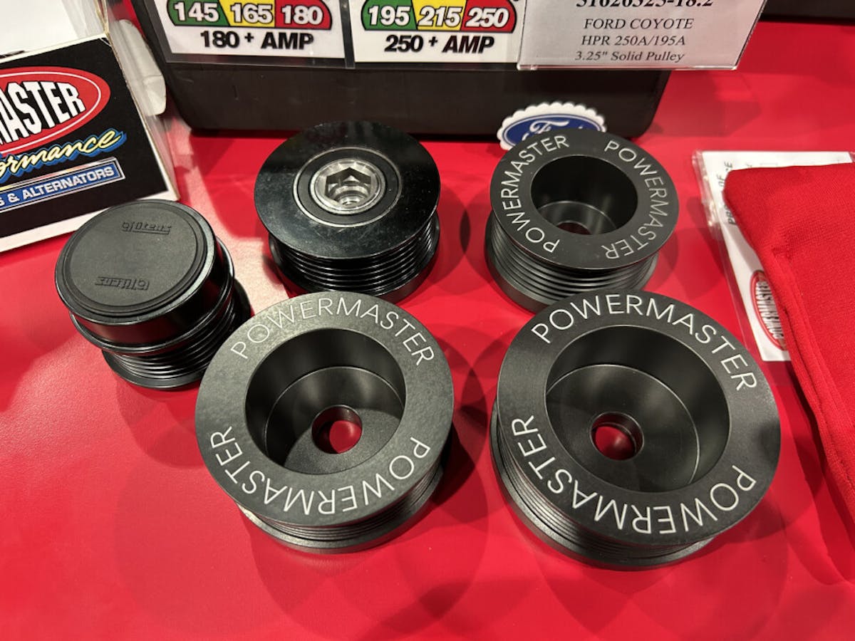 solid pulleys for HPR alternator