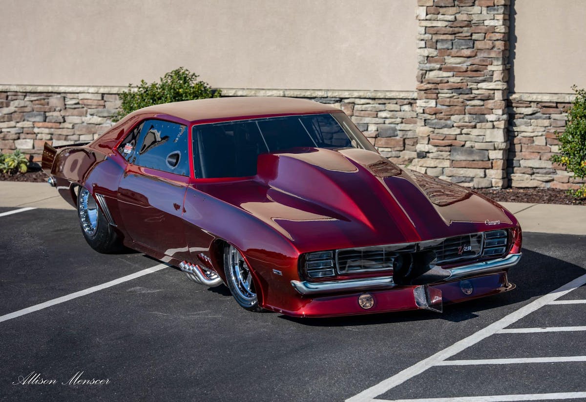 Mario Johnson, camaro, 4.84 no time, procharger