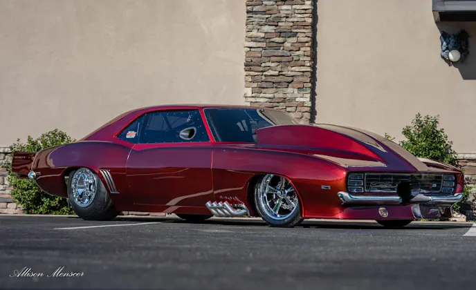 Mario Johnson, camaro, 4.84 no time