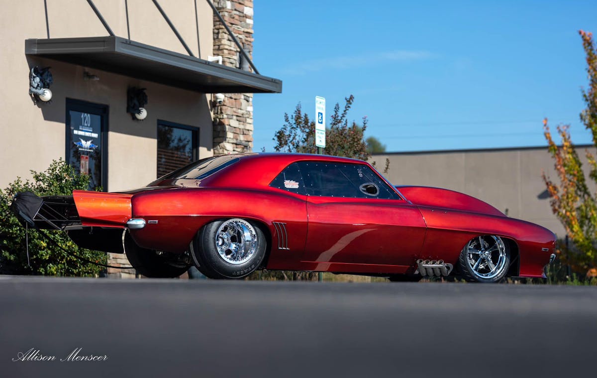 Mario Johnson, camaro, 4.84 no time