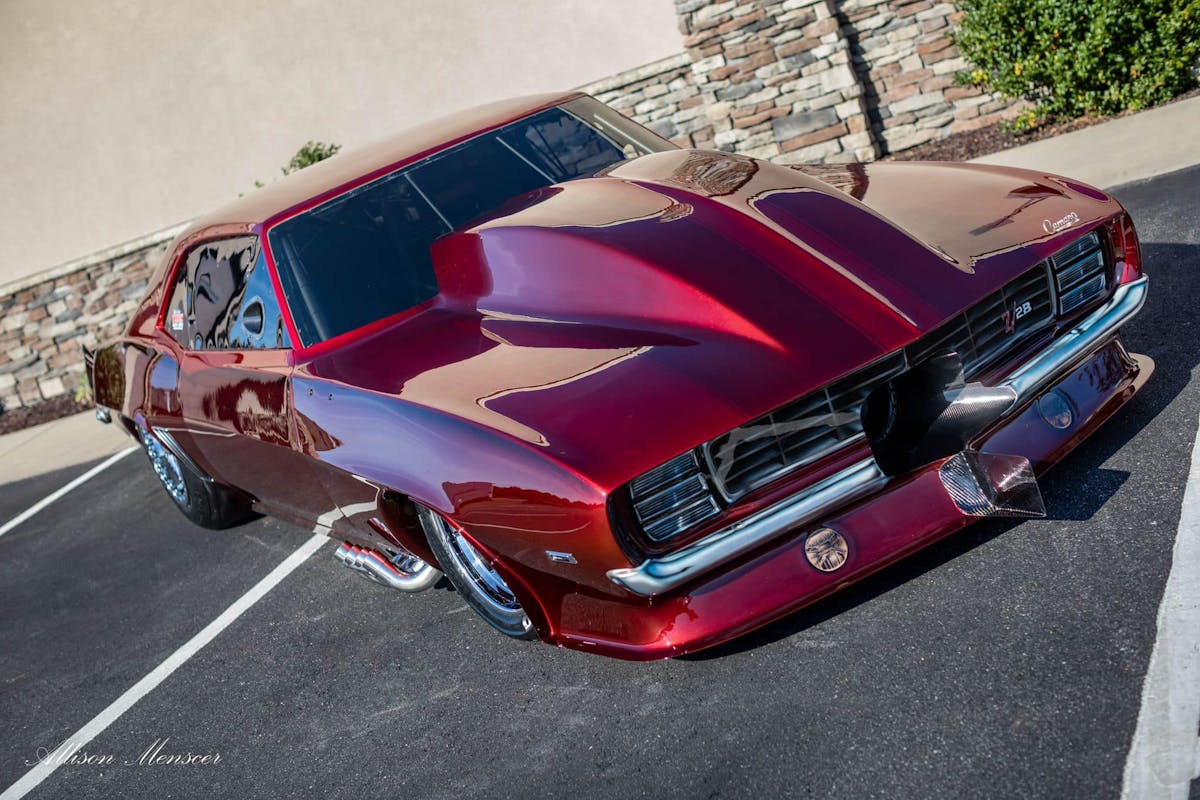 Mario Johnson, camaro, 4.84 no time, procharger