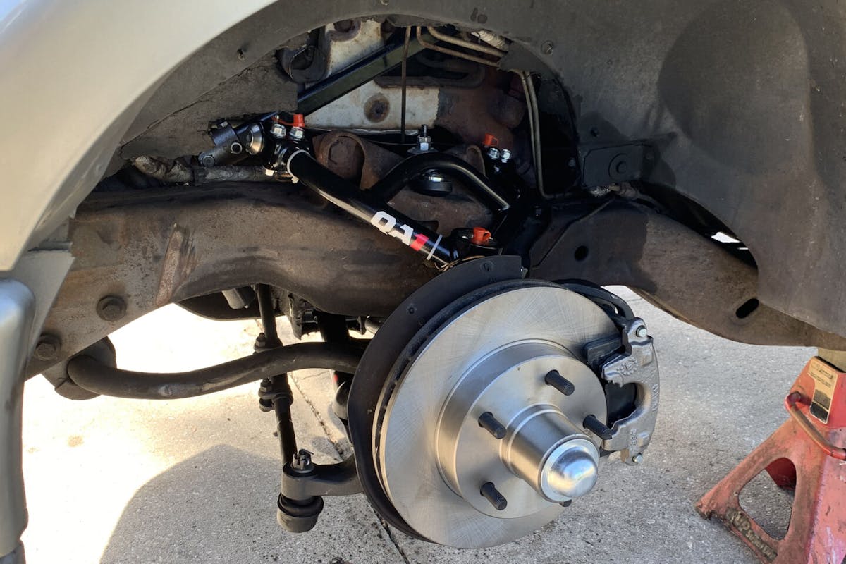 QA1 control arms on a Chevy S10