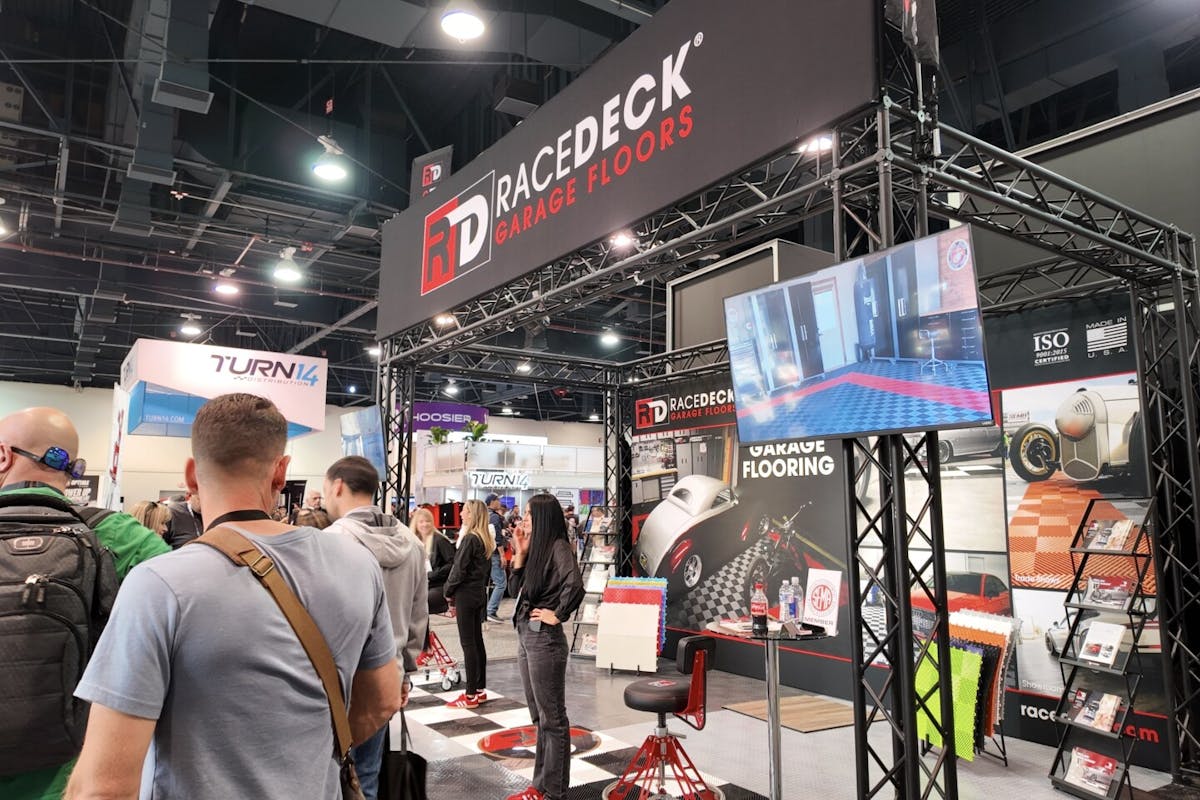 racedeck booth at sema 2024