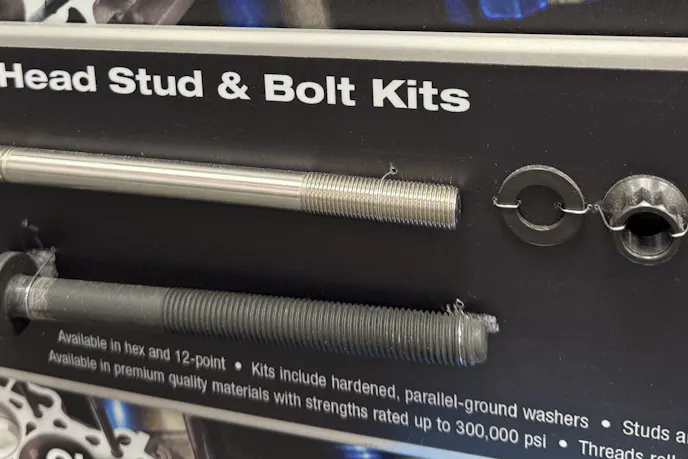 Upgraded Fastener Kit