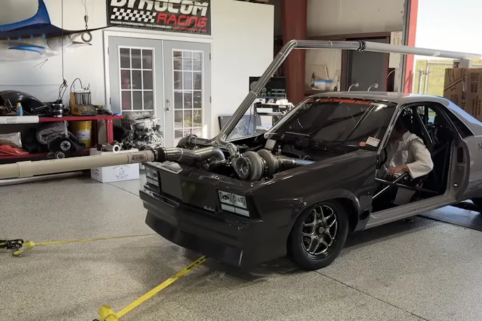 turbo experiment with dyno test with the PVC