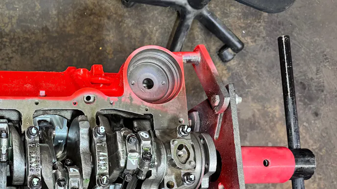 canister to spin-on style oil filter adapter