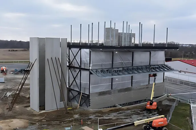 Wally Parks Tower under construction