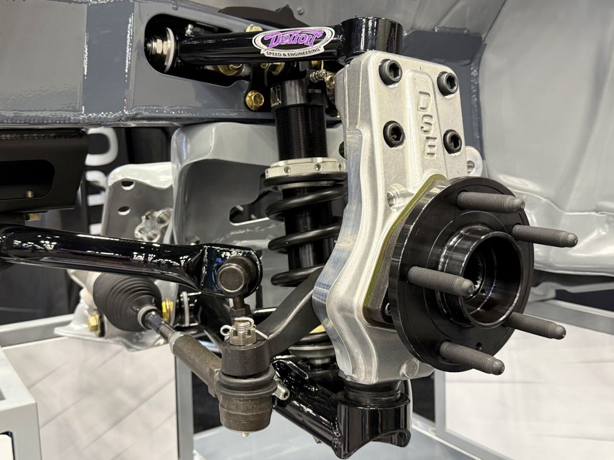 Fox Mustang SLA front suspension from Detroit Speed