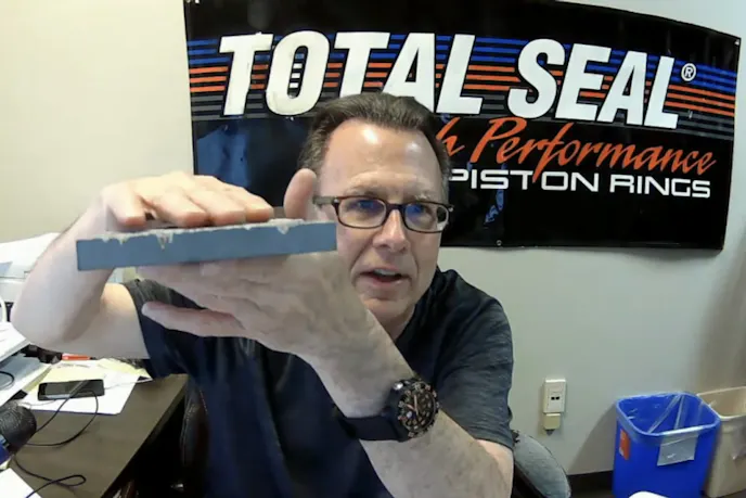 Keith Jones shows a good cylinder finish