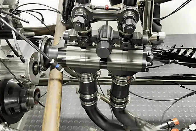 fuel system of a top fuel dragster
