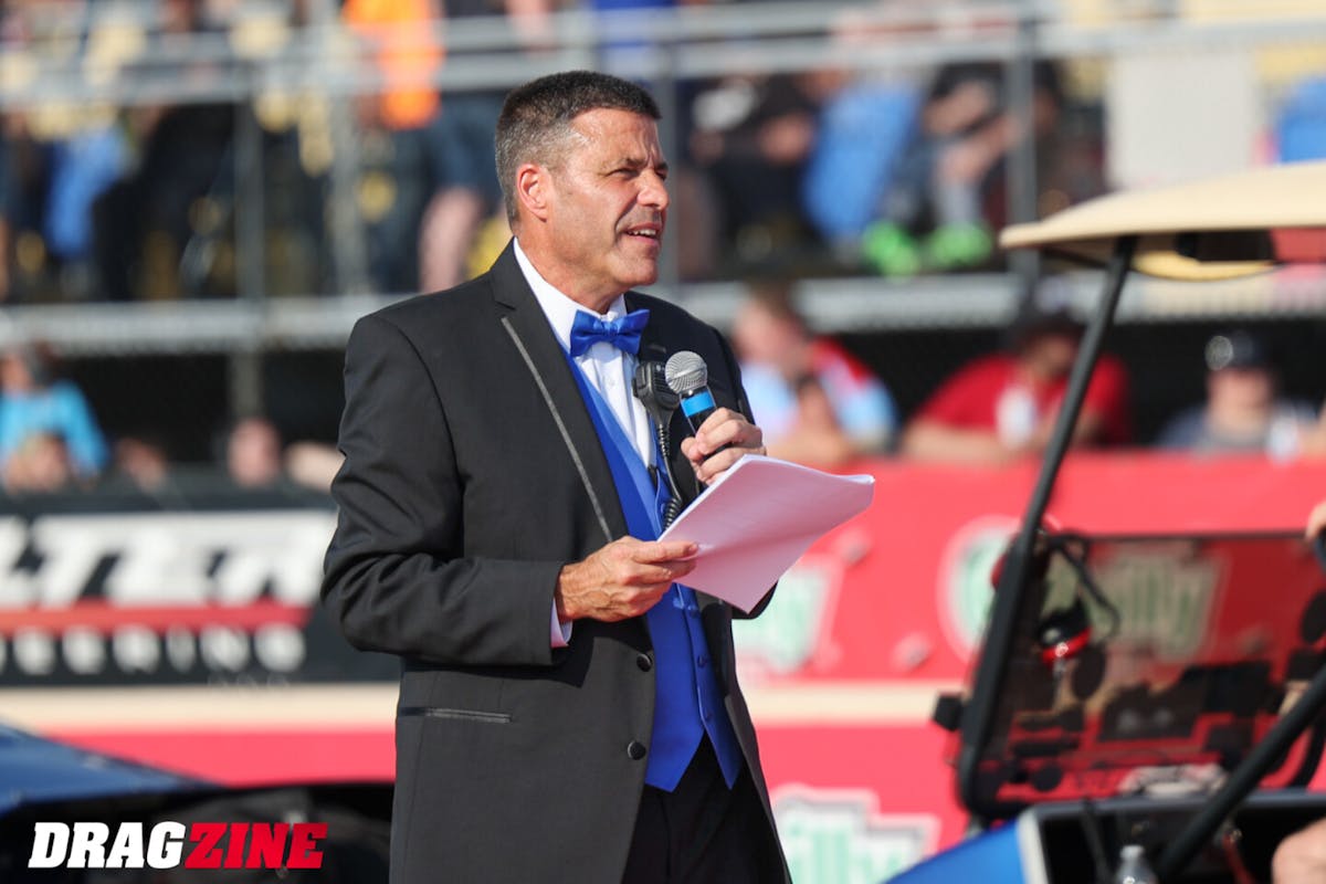 a man holding a microphone