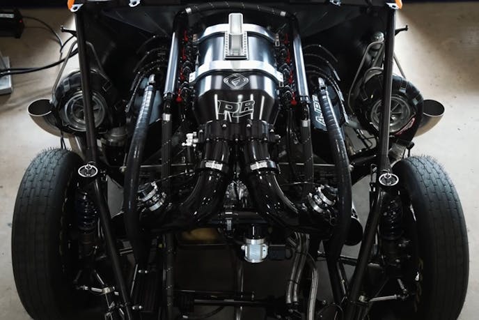 twin turbo hemi close up