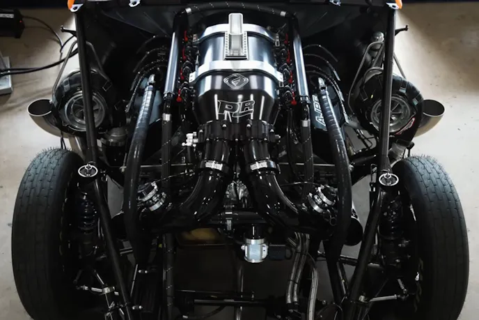 twin turbo hemi close up