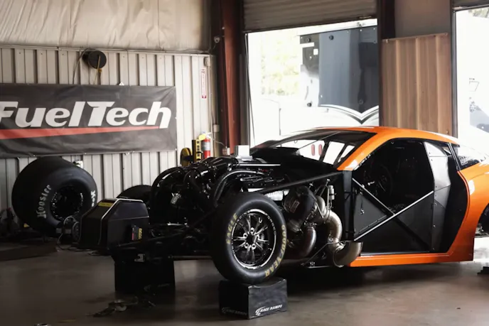 dyno test on the twin turbo hemi of the Szabolics Marchese