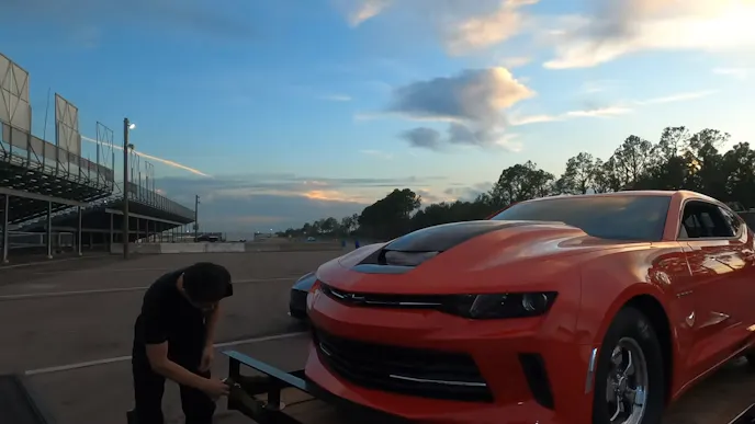 Tesla Plaid vs. COPO Camaro