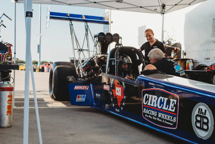 NHRA Top Fuel driver Scott Farley