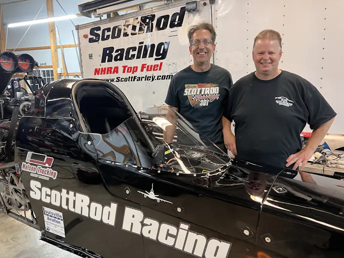 NHRA Top Fuel driver Scott Farley