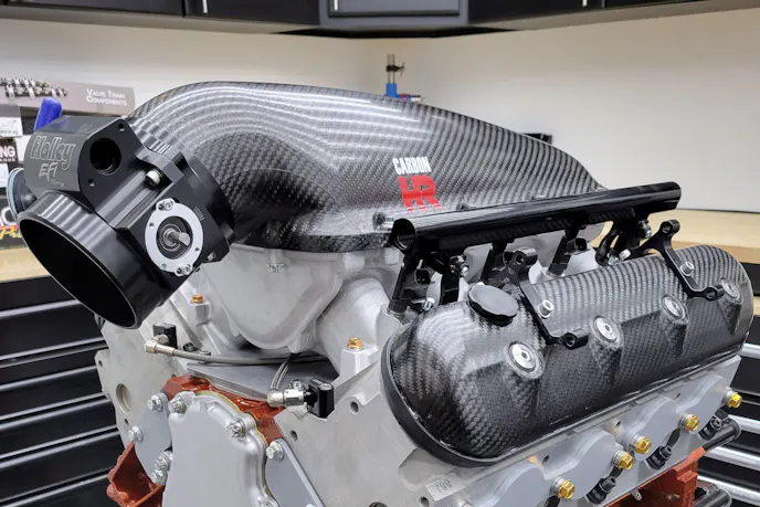 LS5.0 carbon fiber intake lid and valve covers