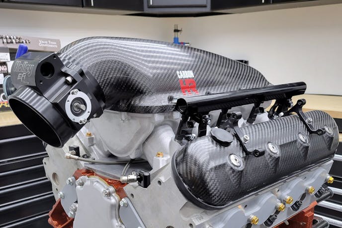 LS5.0 carbon fiber intake lid and valve covers