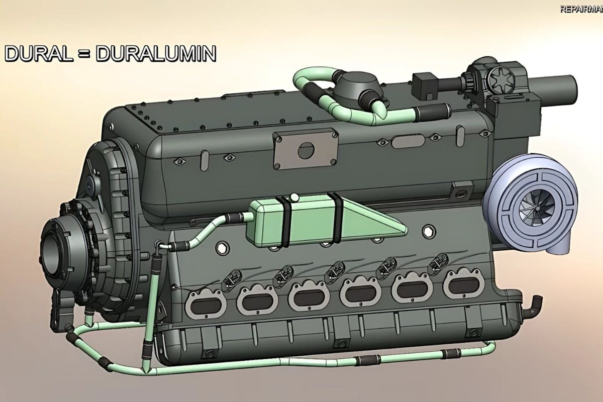 an image of DB 600 engine