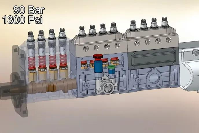 a fuel pump of a car