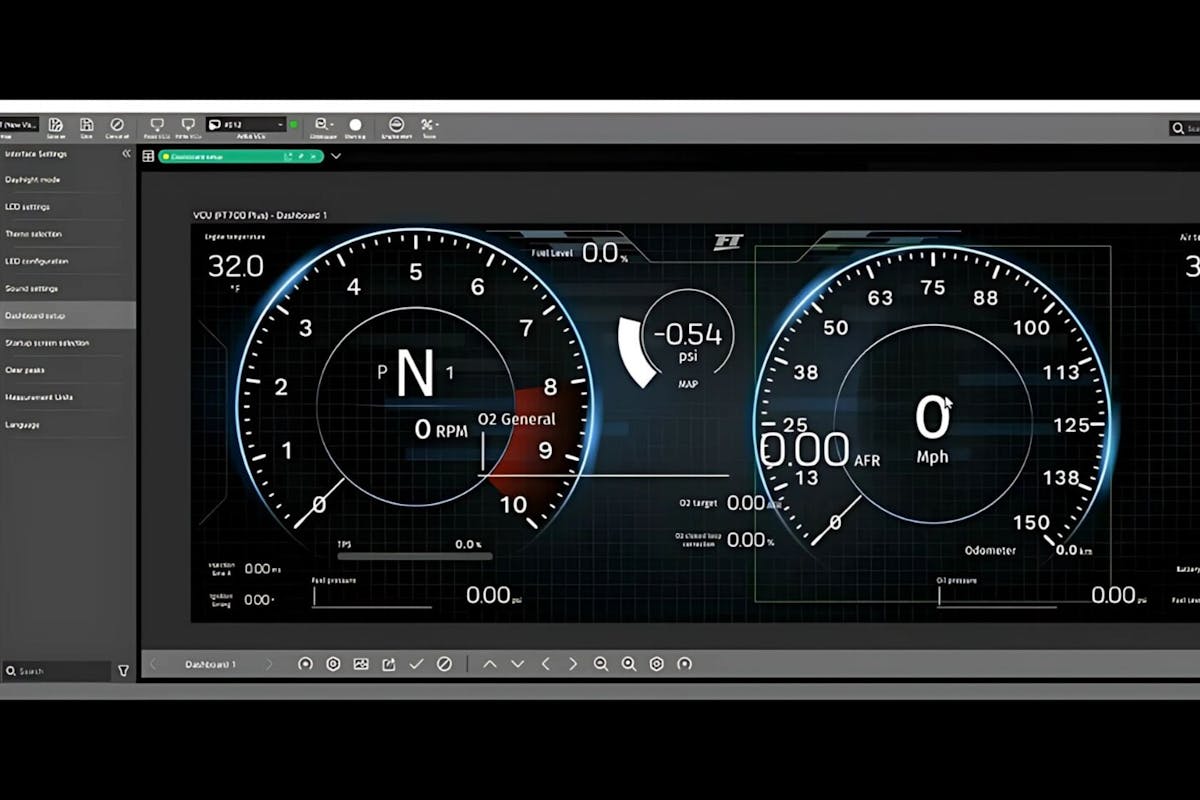 an image of a fueltech vision software dashboard