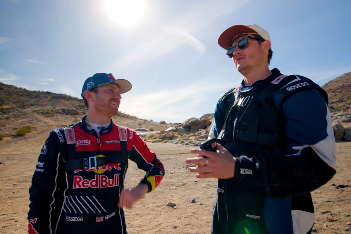 Both testers talking about the results