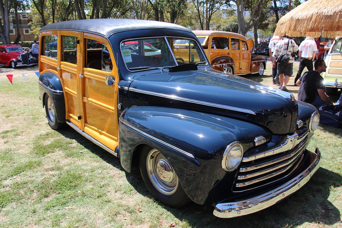 Old Ford Woody Wagon