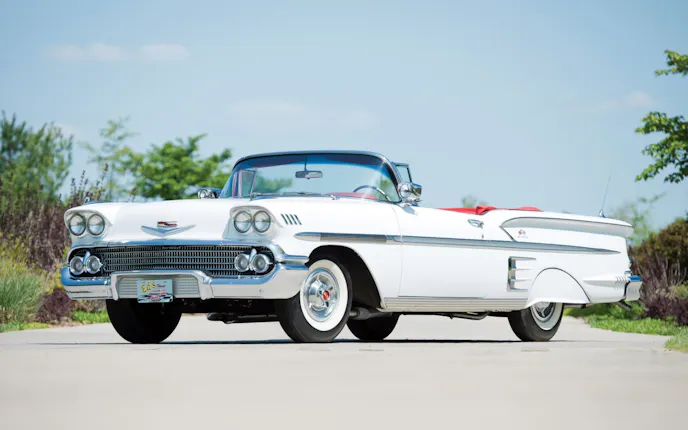 The 1958 Impala Convertible kicked off Chevrolet's foray into affordable big block V8 power