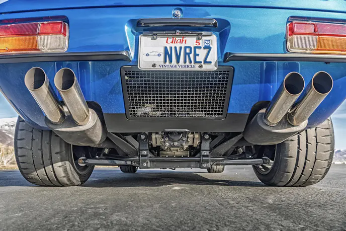 Exhaust of a 1973 DeTomaso Pantera L