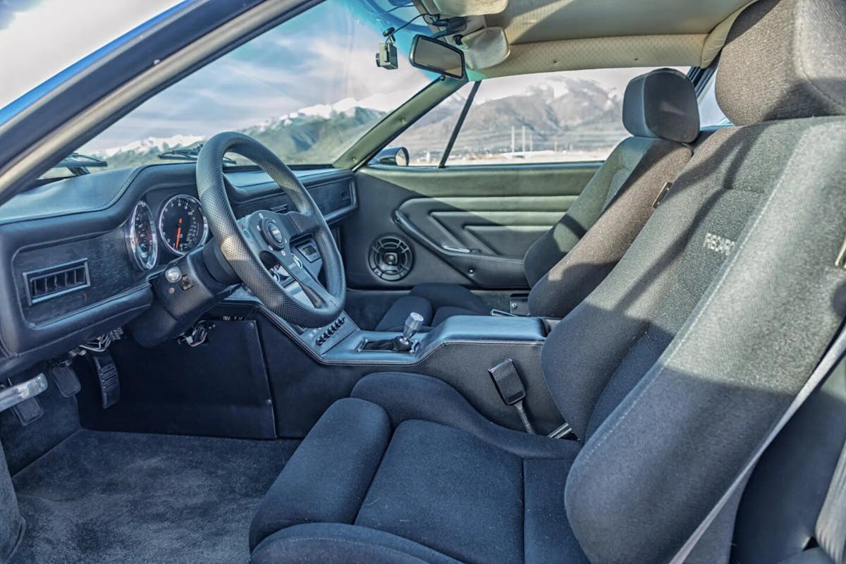 Interior of a 1973 DeTomaso Pantera L