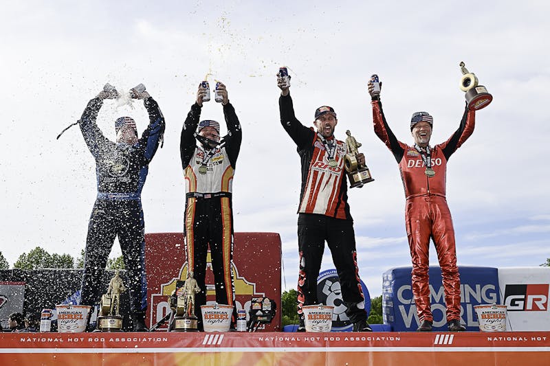 マーシャルクイーン　winner Langdon, Prock, Glenn, And M.Smith Win At zMAX 4-Wide Nationals