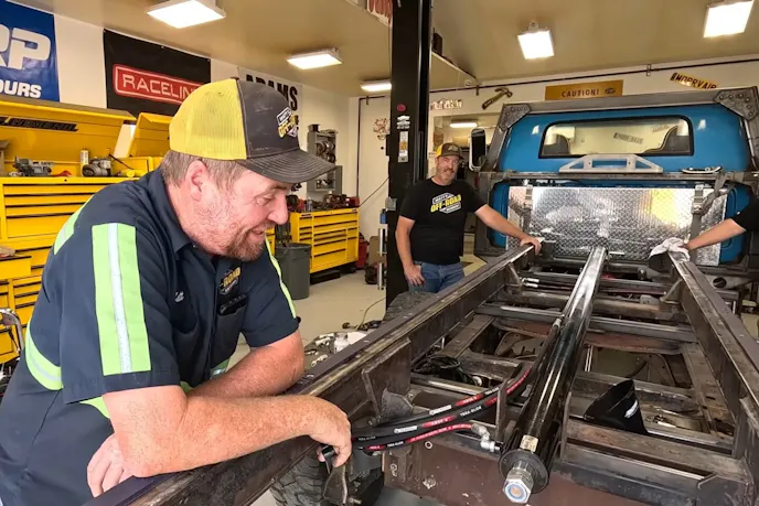 Spud Truck getting repaird