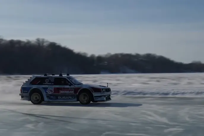 Family Huckster on Snow Track 1